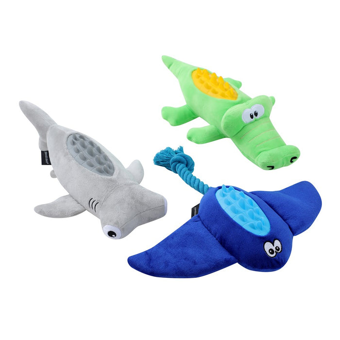Paws & Claws TIDAL PALS SEA PLUSH WITH TPR 35X21X8CM