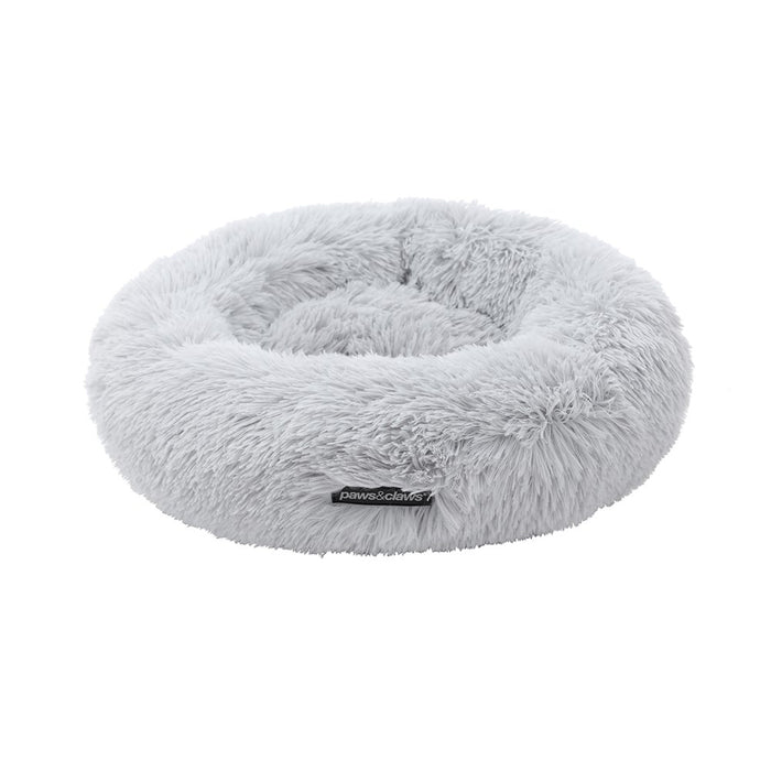 Paws & Claws ROUND BED SMALL 50X50X15CM LIGHT GREY & BROWN