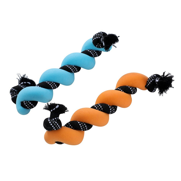 Paws & Claws TWISTY CHEW BATON TOY COLS 27X5X5CM