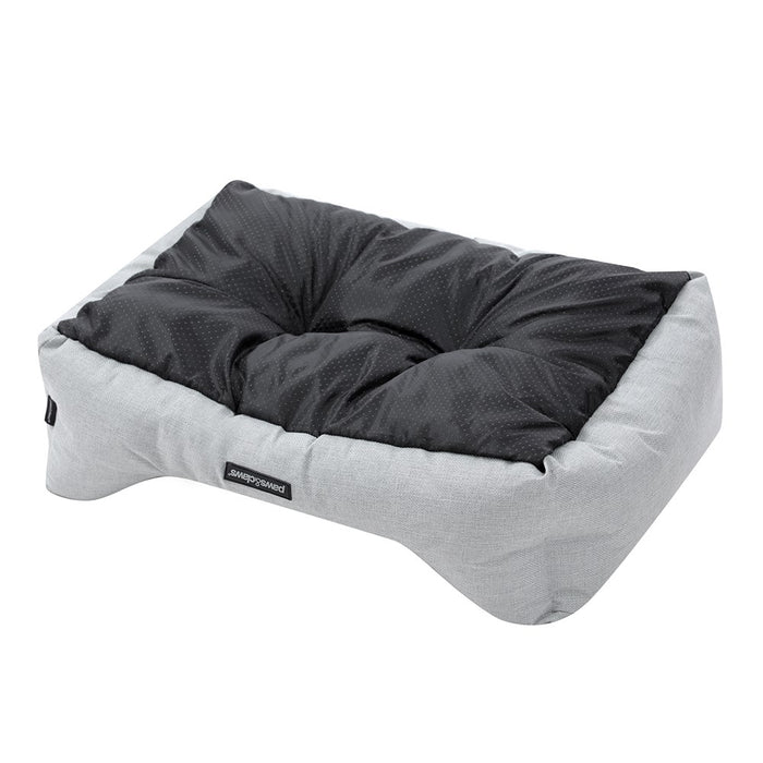 Paws & Claws WALLED PET BED MEDIUM 70X50X21CM LIGHT GREY