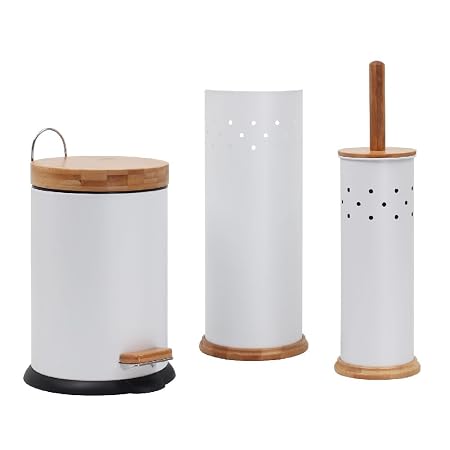 Eco Basics 3 in 1 Bathroom Set - White