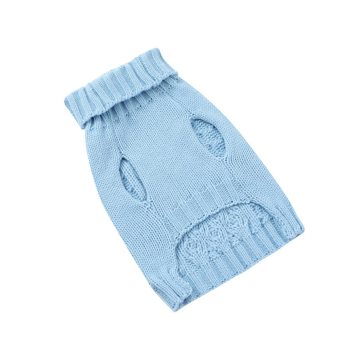 Paws & Claws CABLE KNIT JUMPER 30CM 4 ASST COLOURS