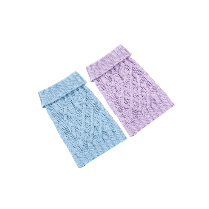 Paws & Claws CABLE KNIT JUMPER 30CM 4 ASST COLOURS