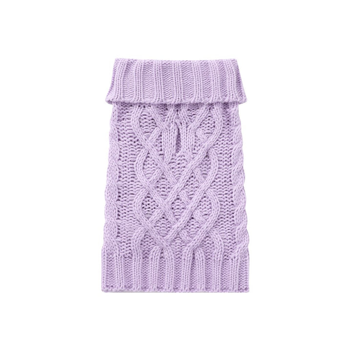 Paws & Claws CABLE KNIT JUMPER 30CM 4 ASST COLOURS