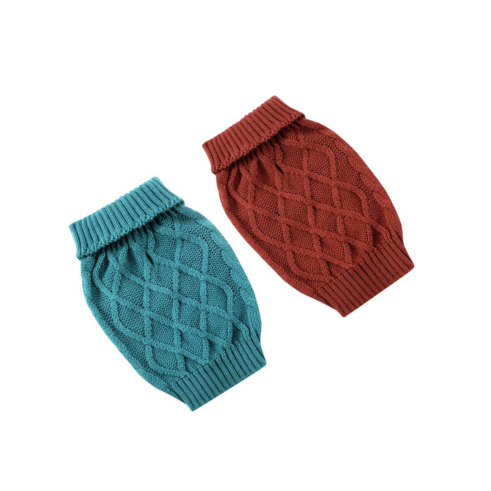 Paws & Claws CABLE KNIT JUMPER 30CM 4 ASST COLOURS