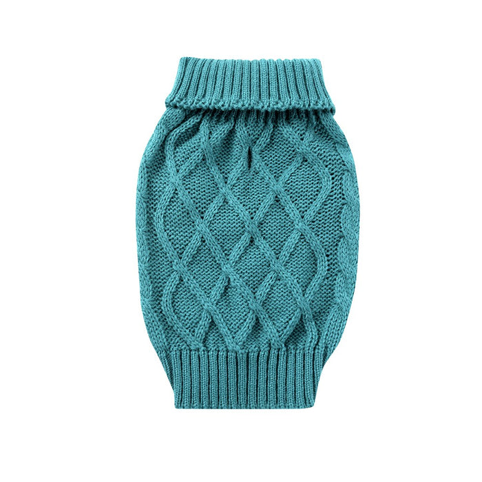 Paws & Claws CABLE KNIT JUMPER 30CM 4 ASST COLOURS