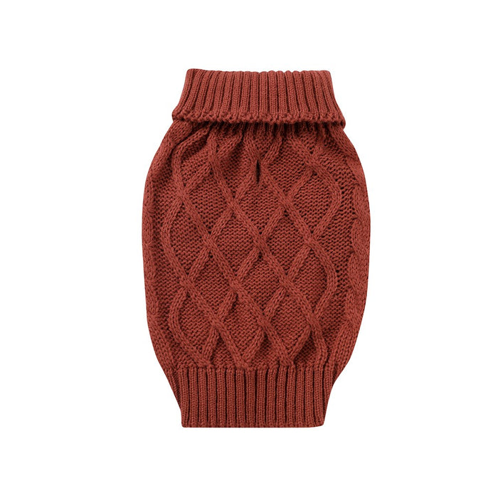 Paws & Claws CABLE KNIT JUMPER 30CM 4 ASST COLOURS