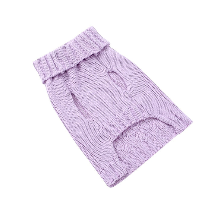 Paws & Claws CABLE KNIT JUMPER 40CM 4 ASST COLOURS