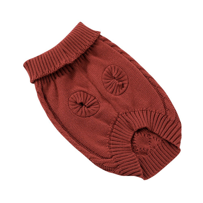Paws & Claws CABLE KNIT JUMPER 40CM 4 ASST COLOURS