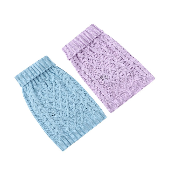Paws & Claws CABLE KNIT JUMPER 40CM 4 ASST COLOURS