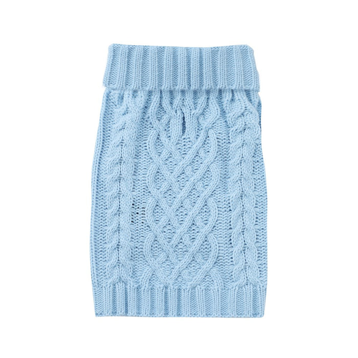 Paws & Claws CABLE KNIT JUMPER 40CM 4 ASST COLOURS
