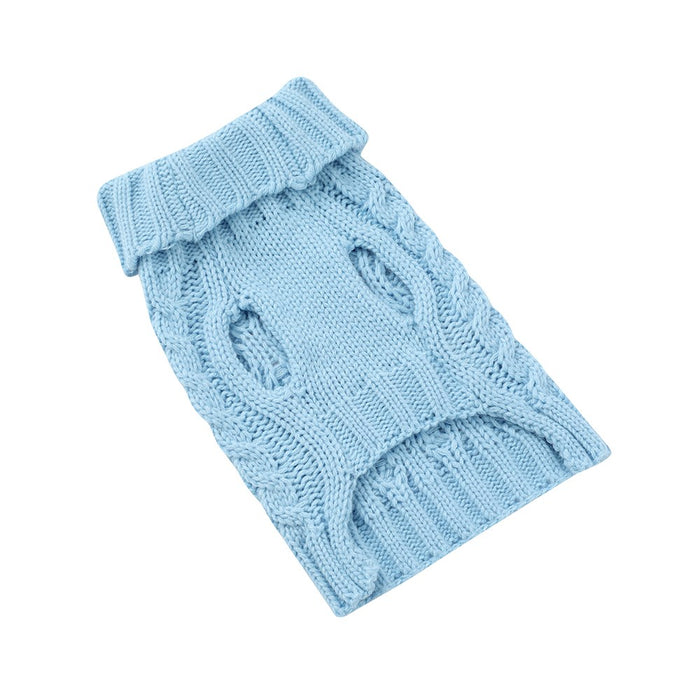 Paws & Claws CABLE KNIT JUMPER 40CM 4 ASST COLOURS
