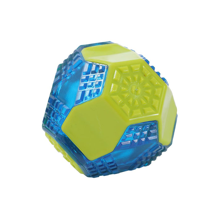 Paws & Claws GEO SQUEAK + CHEW TPR TOYS BALL 7.5CM / RING 12.5X4.5CM / BATON 15X5CM