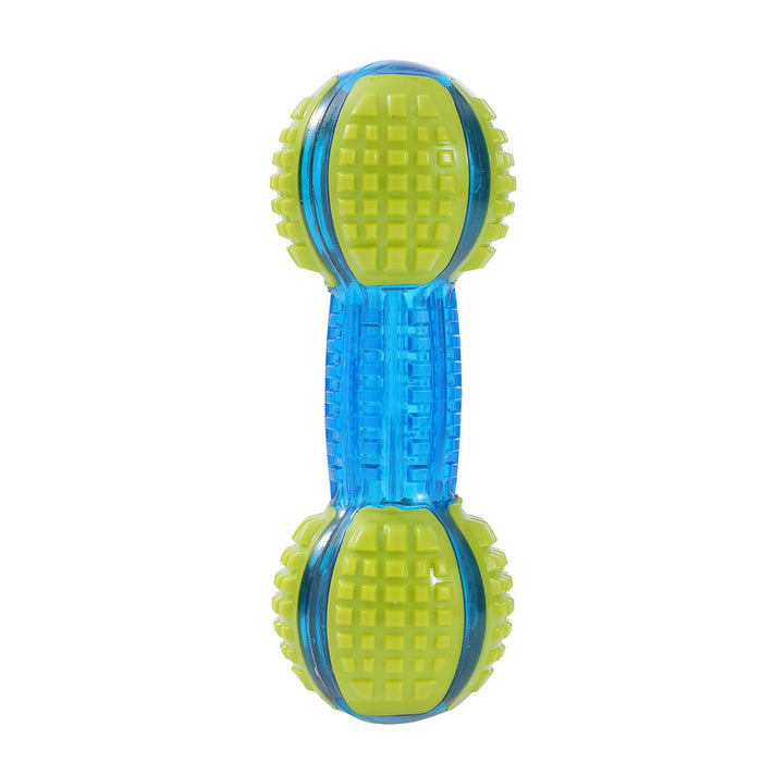 Paws & Claws GEO SQUEAK + CHEW TPR TOYS BALL 7.5CM / RING 12.5X4.5CM / BATON 15X5CM