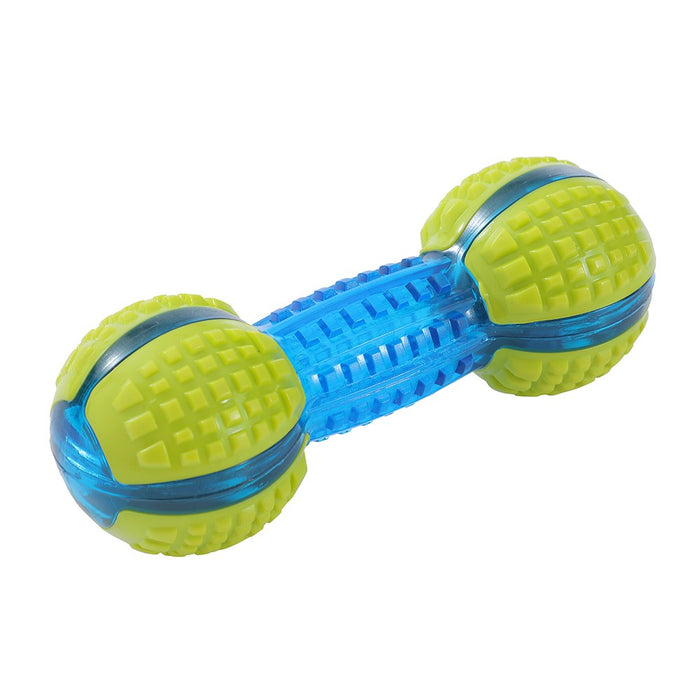 Paws & Claws GEO SQUEAK + CHEW TPR TOYS BALL 7.5CM / RING 12.5X4.5CM / BATON 15X5CM
