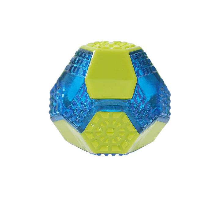 Paws & Claws GEO SQUEAK + CHEW TPR TOYS BALL 7.5CM / RING 12.5X4.5CM / BATON 15X5CM