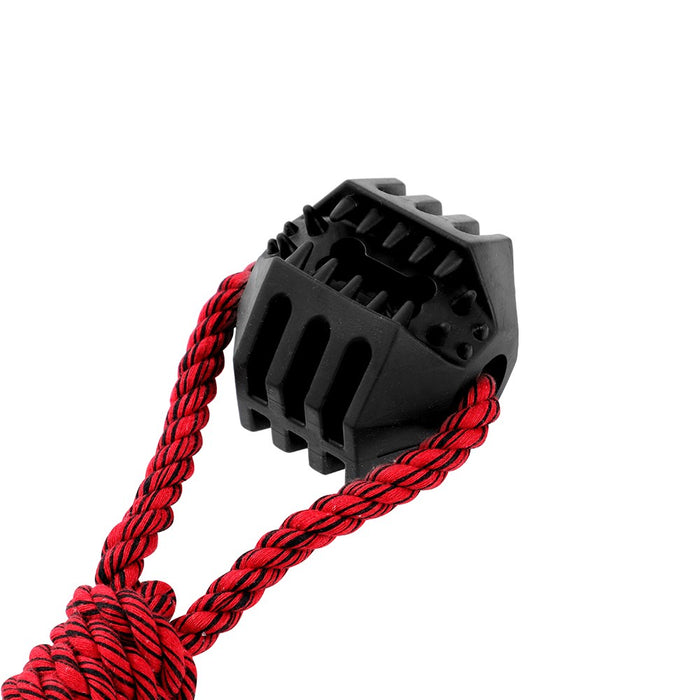 Paws & Claws CHOMP N TUG GEO TPR + ROPE TUGGERS  45X10X5CM