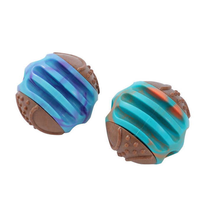 Paws & Claws BOOBONE TPR GIGGLE BALL CHICKEN & PEANUT BUTTER 8X8X8CM