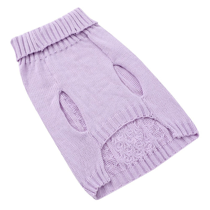 Paws & Claws CABLE KNIT JUMPERS 60CM 4 ASST COLOURS