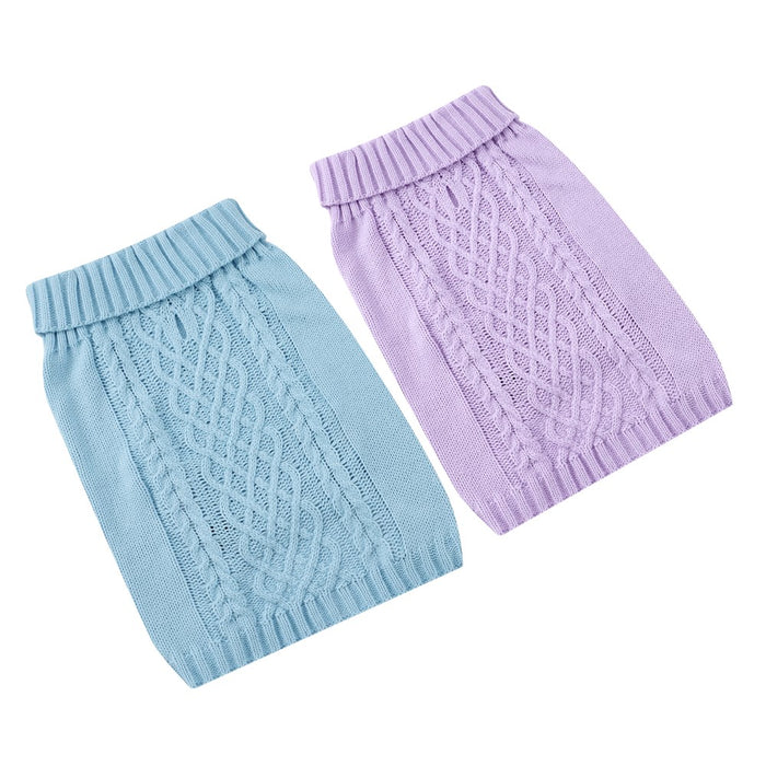 Paws & Claws CABLE KNIT JUMPERS 60CM 4 ASST COLOURS
