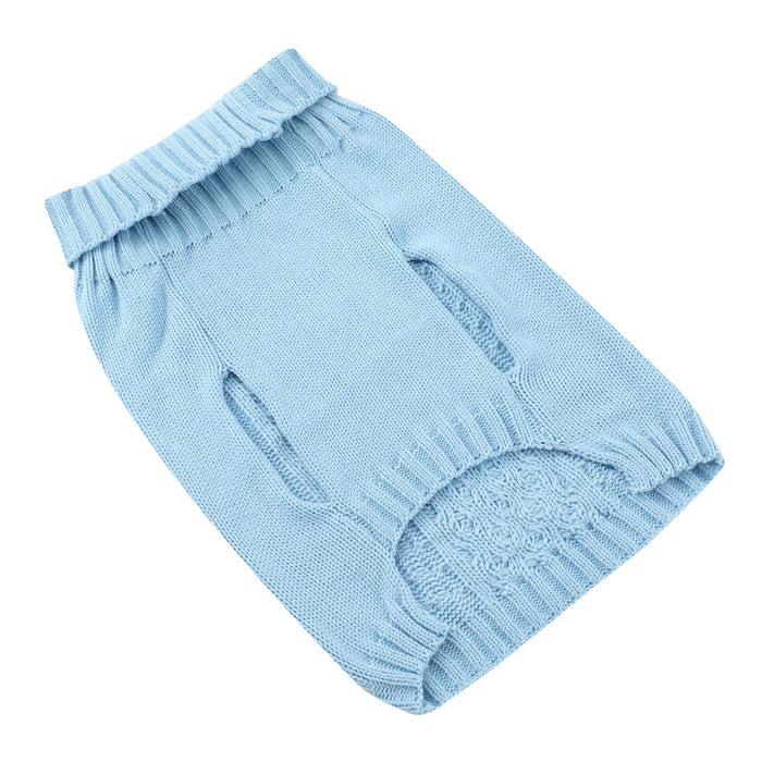 Paws & Claws CABLE KNIT JUMPERS 60CM 4 ASST COLOURS