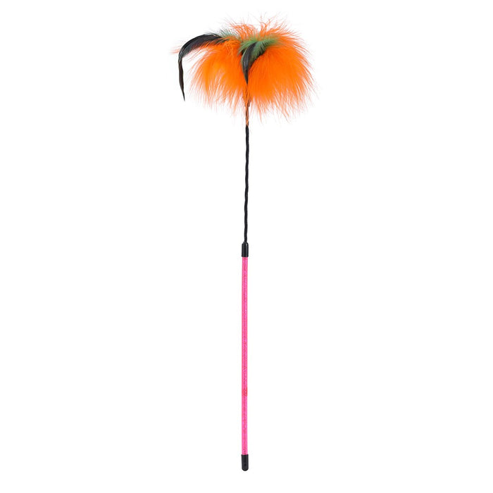 Paws & Claws POUNCE SPRINGING FEATHER CAT DANGLER COLS 48X1CM