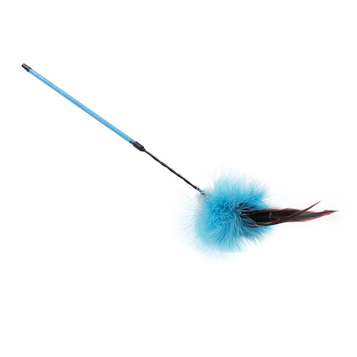 Paws & Claws POUNCE SPRINGING FEATHER CAT DANGLER COLS 48X1CM
