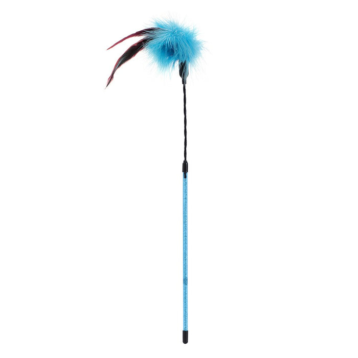 Paws & Claws POUNCE SPRINGING FEATHER CAT DANGLER COLS 48X1CM