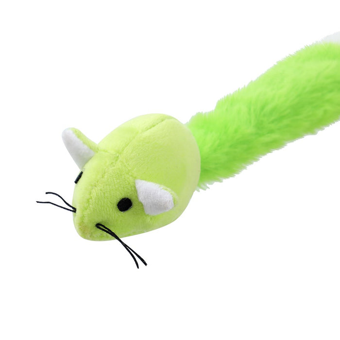 Paws & Claws POUNCE PLUSH LONG TAIL MOUSE COLS 22.5X4CM