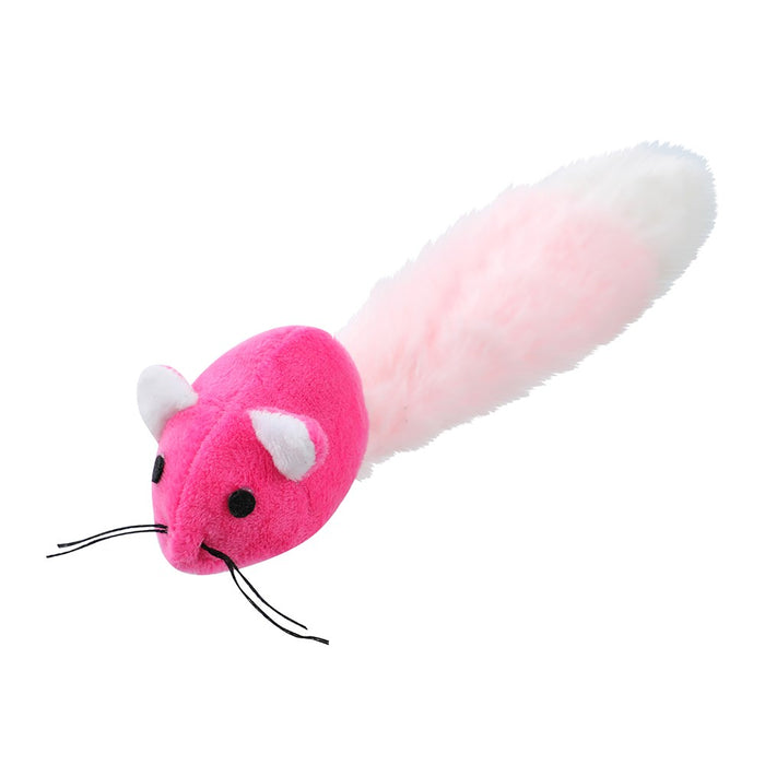 Paws & Claws POUNCE PLUSH LONG TAIL MOUSE COLS 22.5X4CM