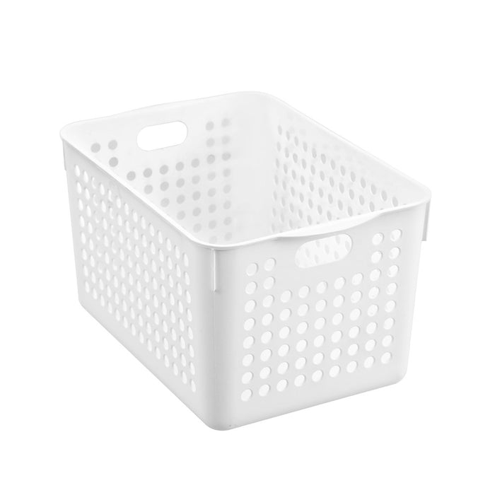 Boxsweden Mode Basket White 32X21.5X18Cm