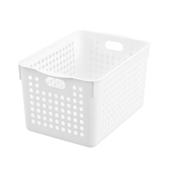 Boxsweden Mode Basket White 32X21.5X18Cm