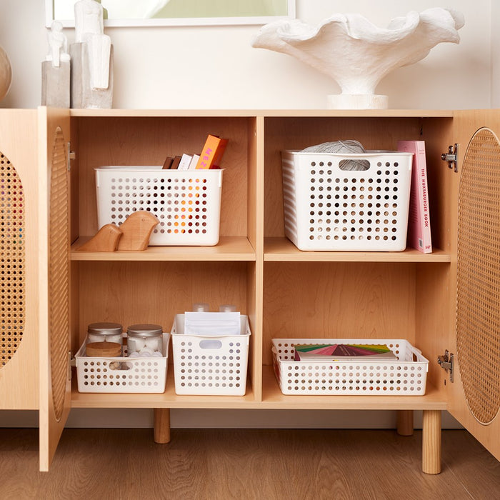 Boxsweden Mode Basket White 32X21.5X18Cm