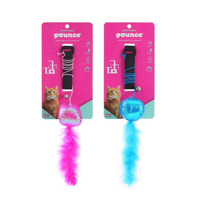 Paws & Claws POUNCE EASY WRAP CAT DANGLER COLS 120X3CM