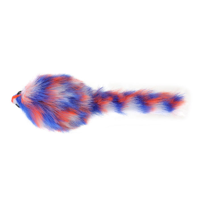 Paws & Claws POUNCE FURRY PLUSH MOUSE COLS 17X4CM