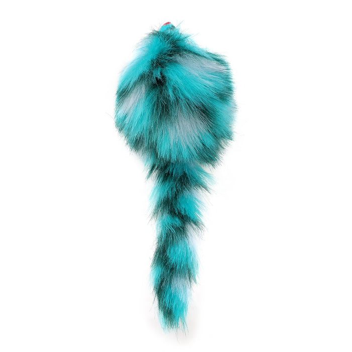 Paws & Claws POUNCE FURRY PLUSH MOUSE COLS 17X4CM