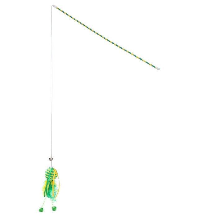 Paws & Claws POUNCE TEASE N DANGLE CAT WAND46X0.4CM