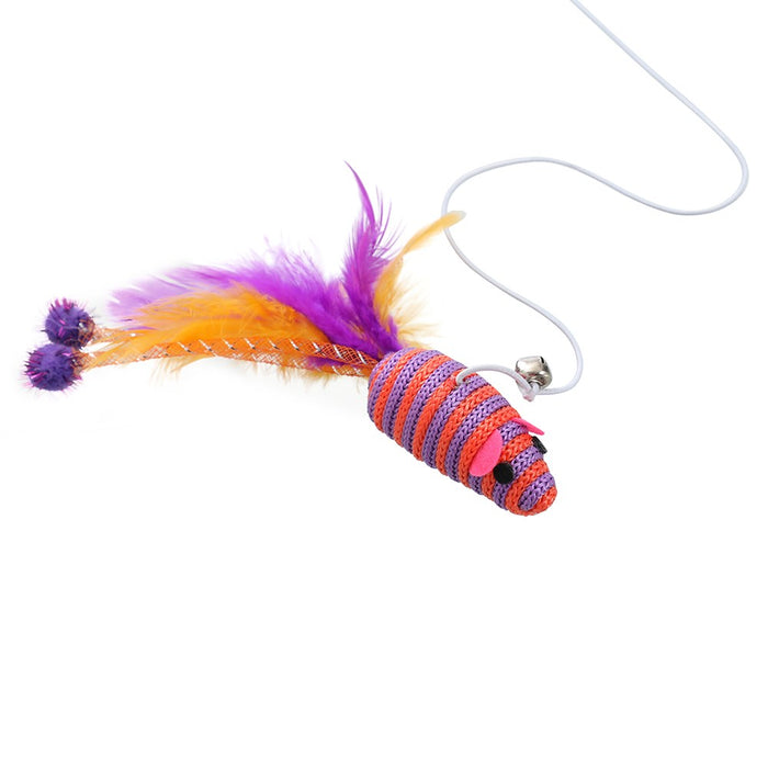 Paws & Claws POUNCE TEASE N DANGLE CAT WAND46X0.4CM