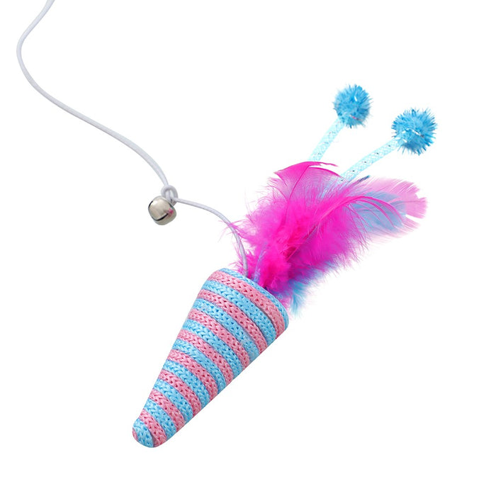 Paws & Claws POUNCE TEASE N DANGLE CAT WAND46X0.4CM