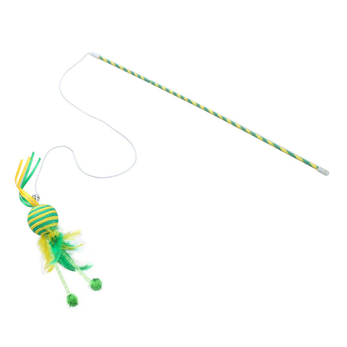 Paws & Claws POUNCE TEASE N DANGLE CAT WAND46X0.4CM