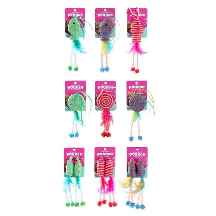 Paws & Claws POUNCE STRING CAT TOYS TOYS + COLS