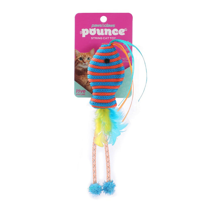 Paws & Claws POUNCE STRING CAT TOYS TOYS + COLS