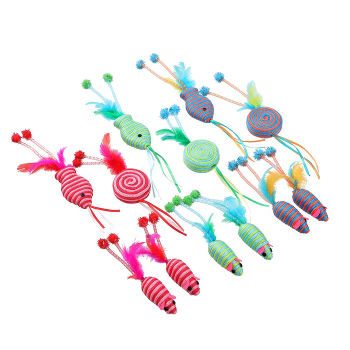 Paws & Claws POUNCE STRING CAT TOYS TOYS + COLS
