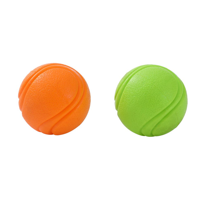 Paws & Claws SOLID RUBBER BALL 2PK 5CM