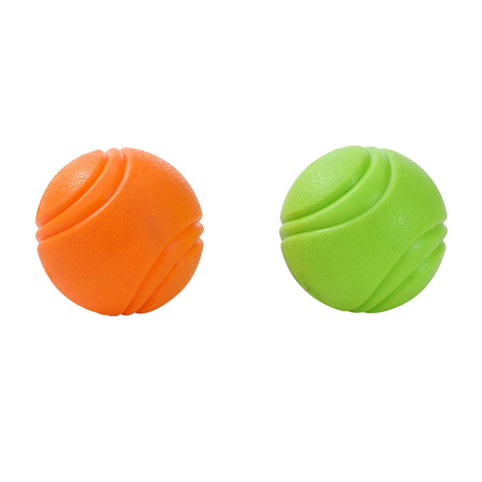 Paws & Claws SOLID RUBBER BALL 2PK 5CM