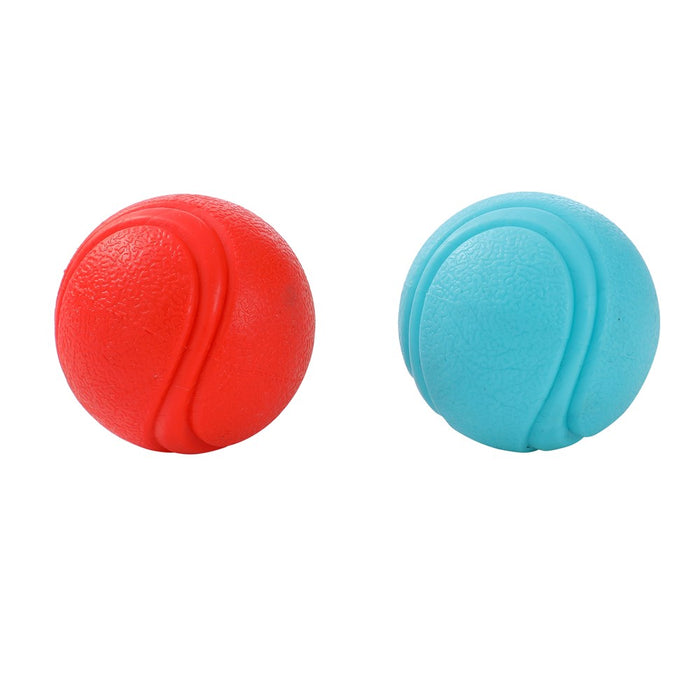 Paws & Claws SOLID RUBBER BALL 2PK 5CM