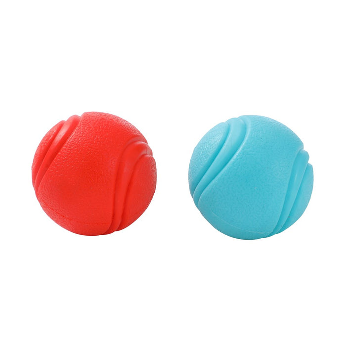 Paws & Claws SOLID RUBBER BALL 2PK 5CM