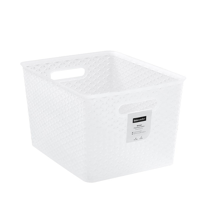 Boxsweden Wicker Frost Basket 19L 35.5X29X22Cm