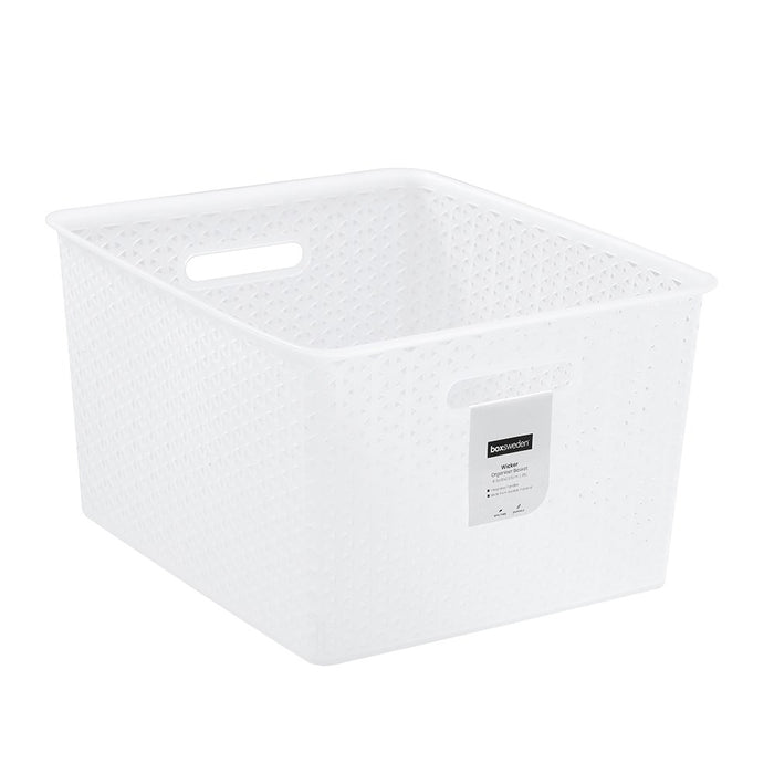 Boxsweden Wicker Frost Xl Basket 35L 41.5X35X23.5Cm