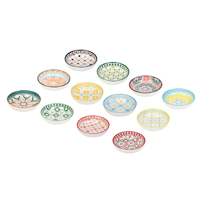 Lemon & Lime MOROCCAN DECO CERAMIC PINCH BOWL 10X2.5CM